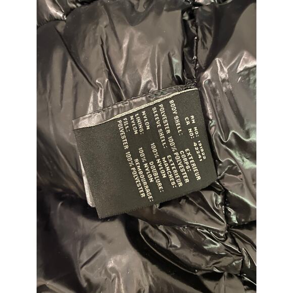 S13 Women Westside Mixed Media Coat XXL Black Sherpa Fleece Puffer Winter Jacket - Picture 13 of 16